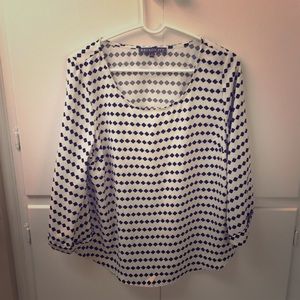 Stitch Fix patterned blouse